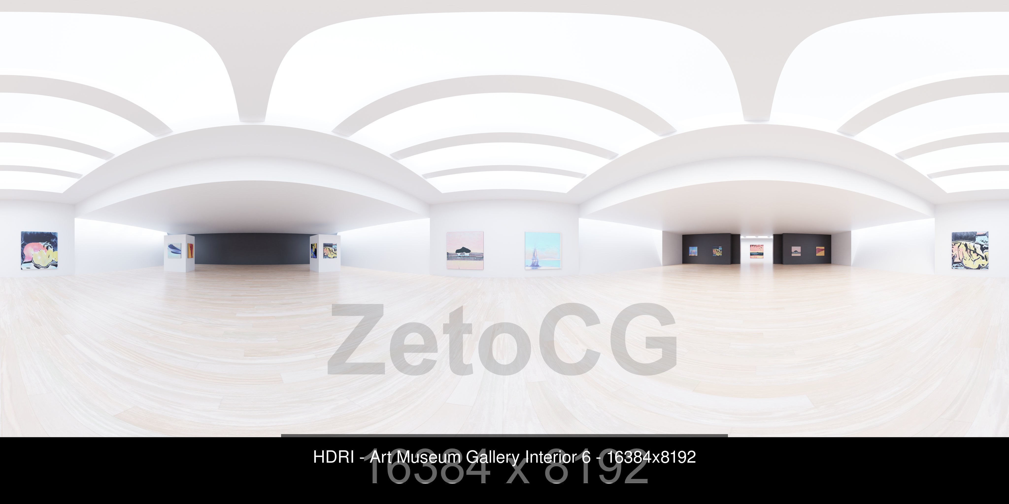 HDRI - Art Museum Gallery Interiors - Mega Pack Texture_8