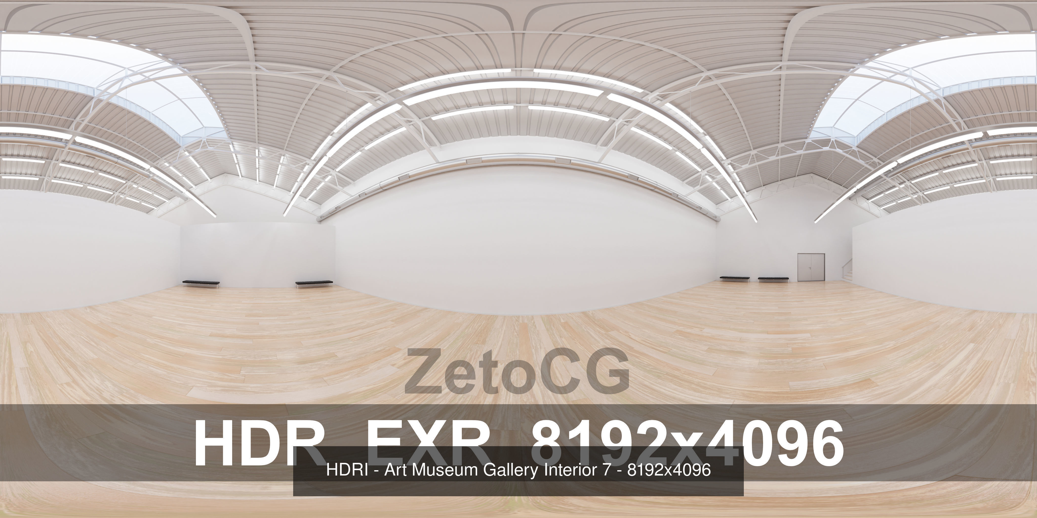 HDRI - Art Museum Gallery Interiors - Mega Pack Texture_11