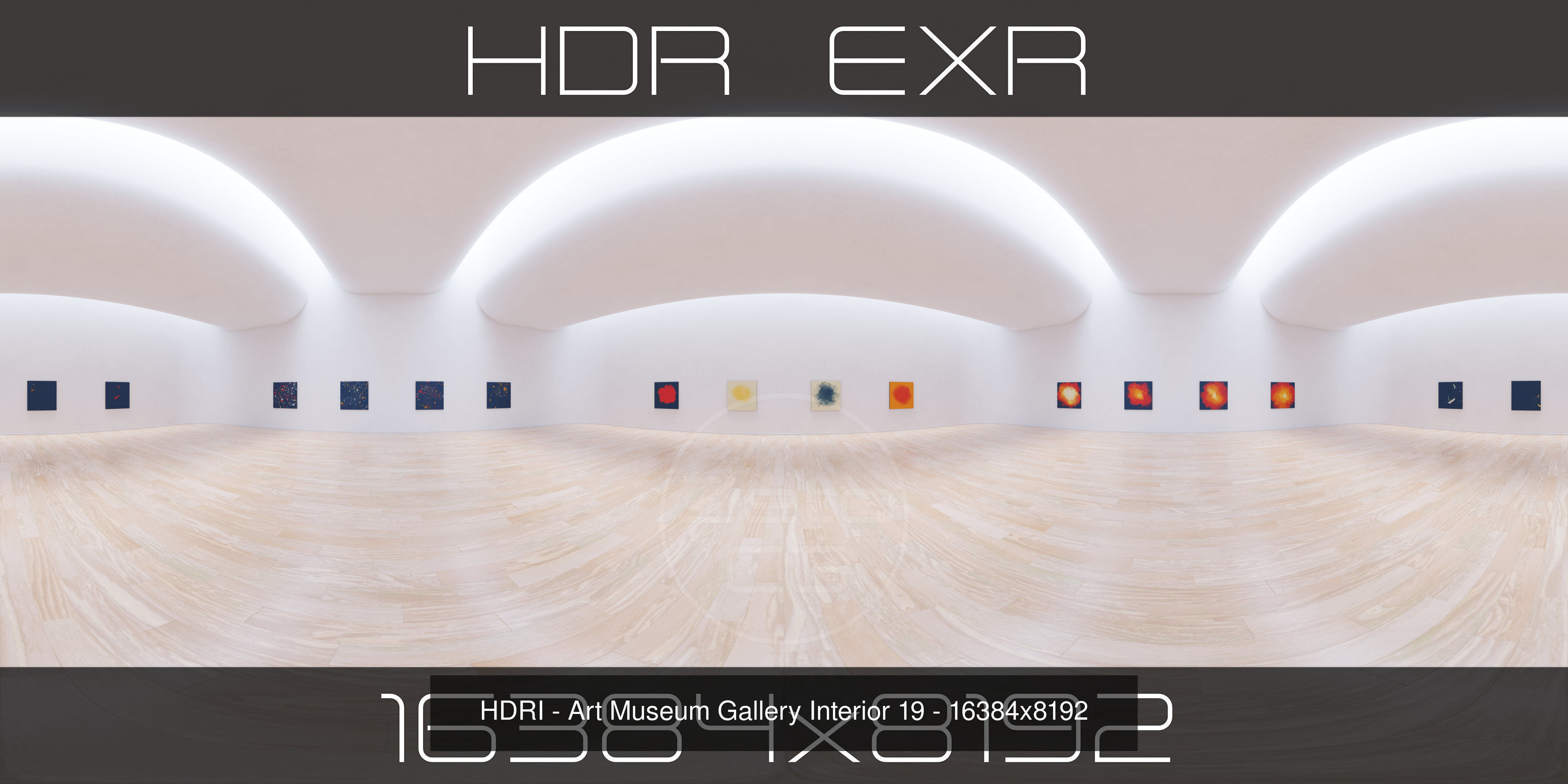 HDRI - Art Museum Gallery Interiors - Mega Pack Texture_15
