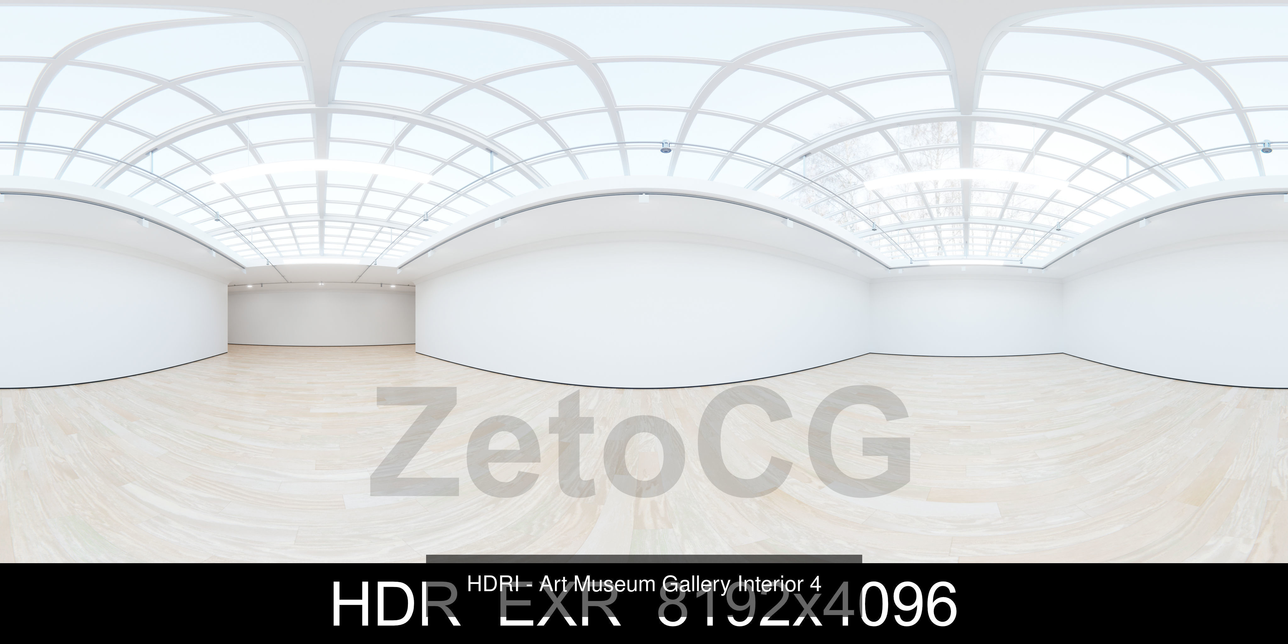 HDRI - Art Museum Gallery Interiors - Mega Pack Texture_7