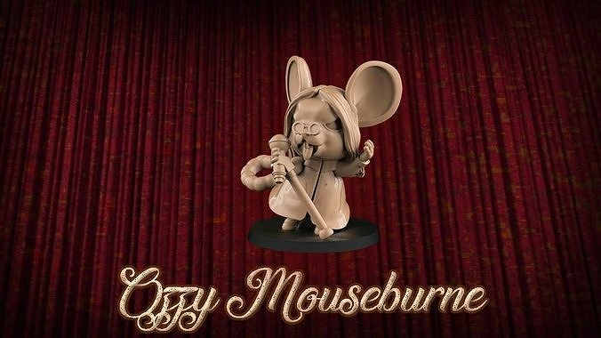 Ozzy Mouseburne 3D print model