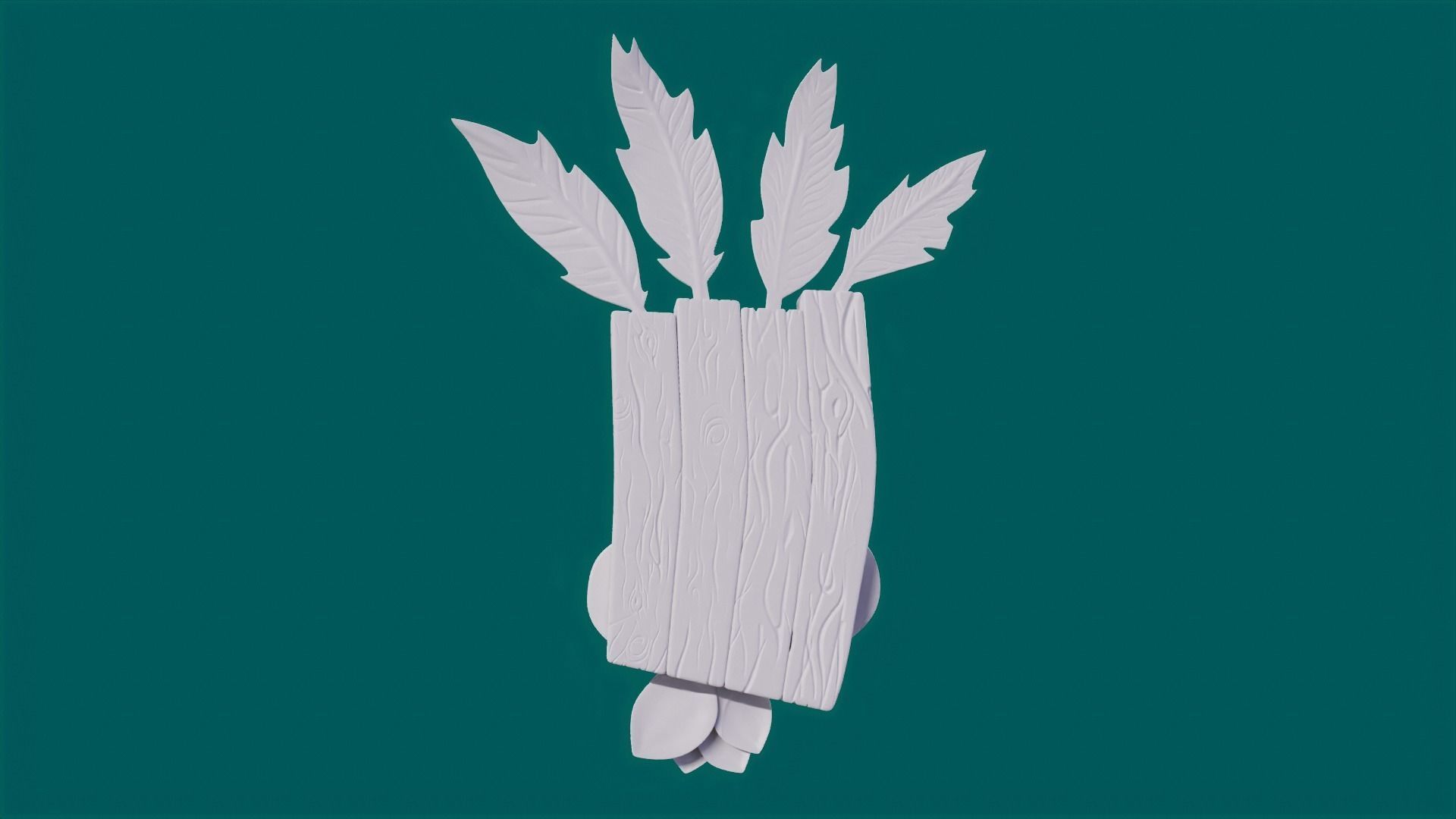 Printable Rick-Aku Aku 3D print model_3