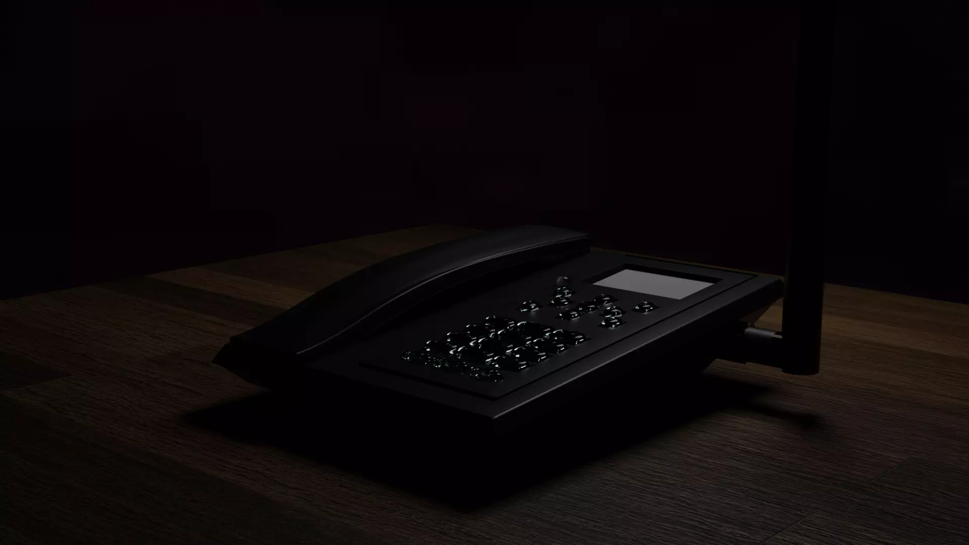 ip home landline phone Low-poly 3D model