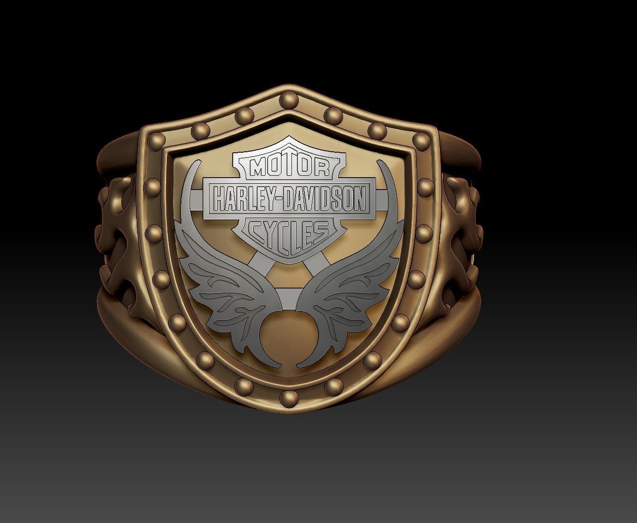 HD Ring MR 17 3D print model_15