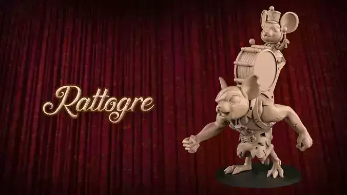 Rattogre 3D print model