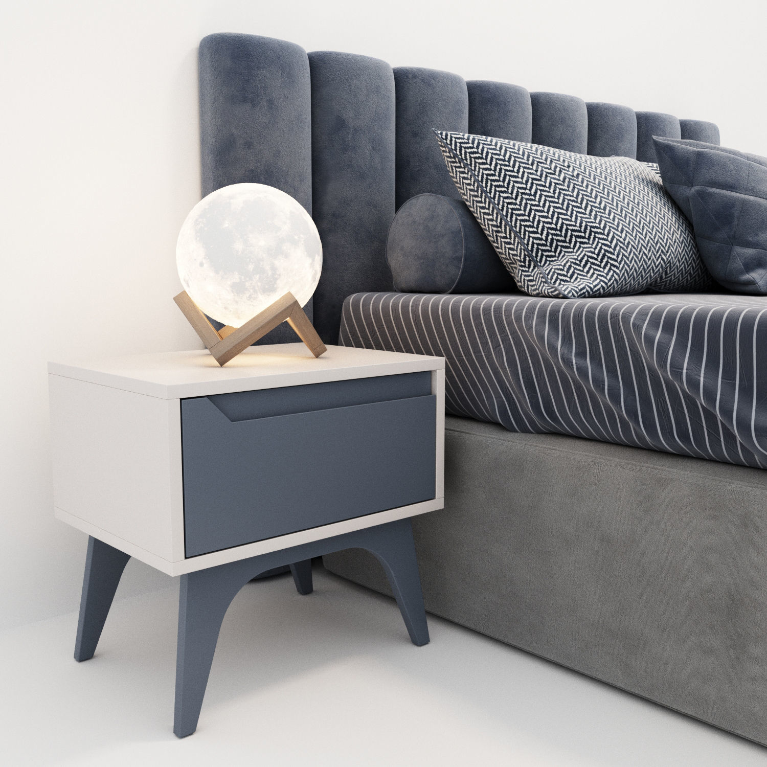 Child Bed 3D model_2