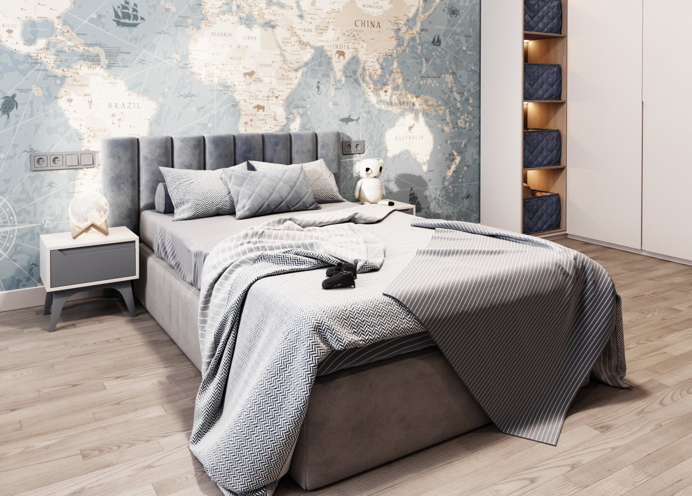 Child Bed 3D model_6