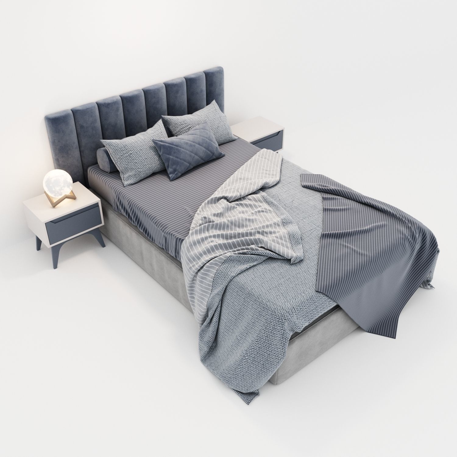 Child Bed 3D model_3