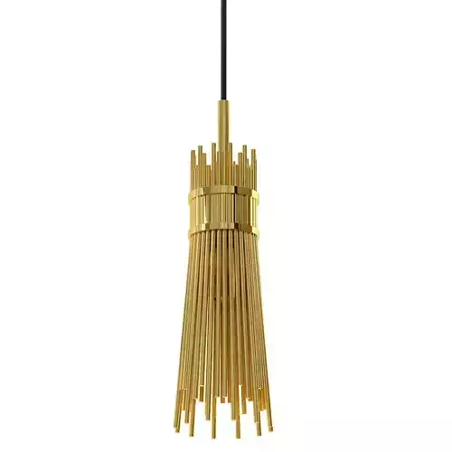 gisken modern brass pendant light