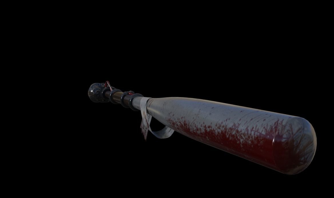 Horny bat Beretic skull 3D model_2