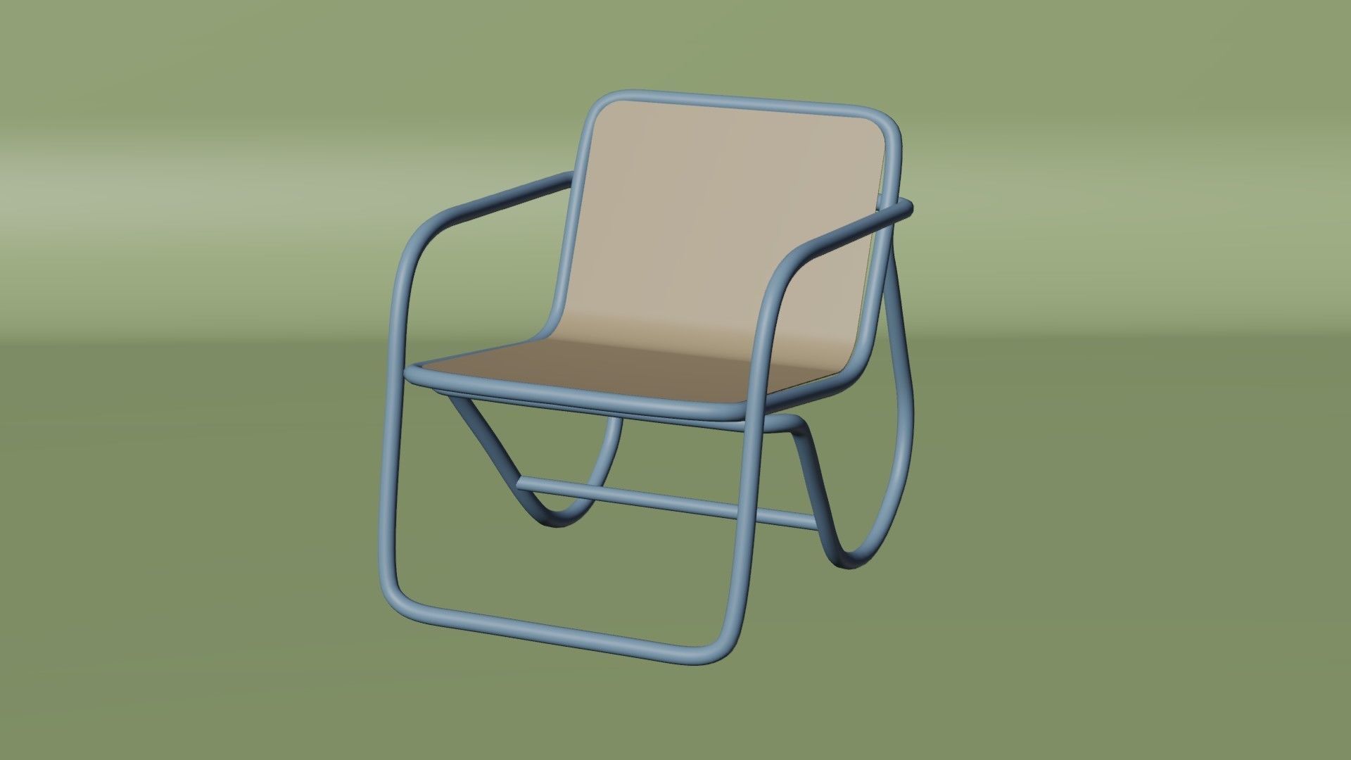 N200 Armchair 3D model_3