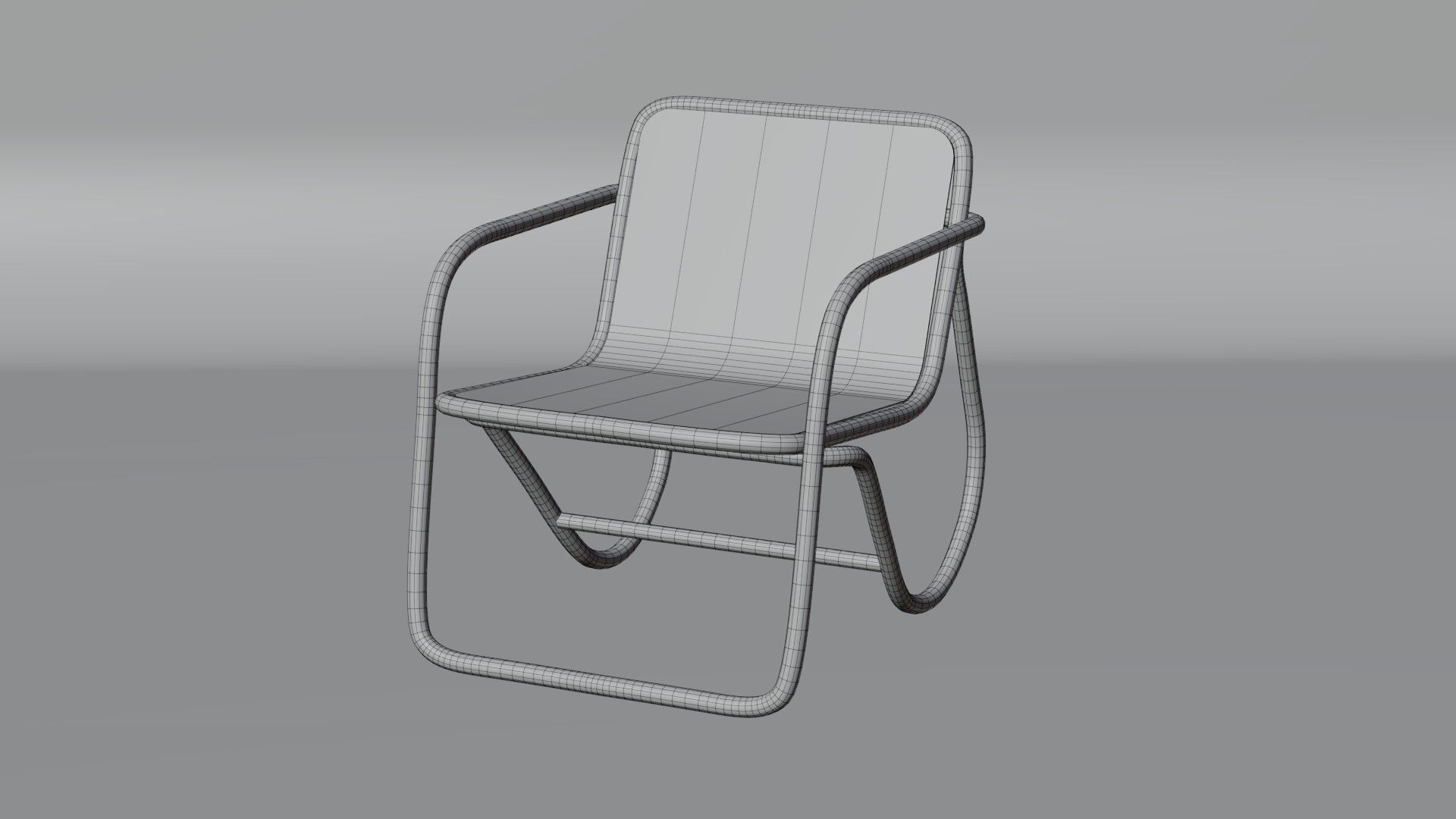 N200 Armchair 3D model_5