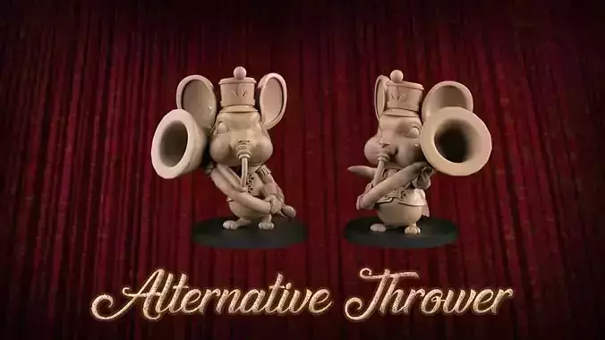 Alternative thrower 3D print model