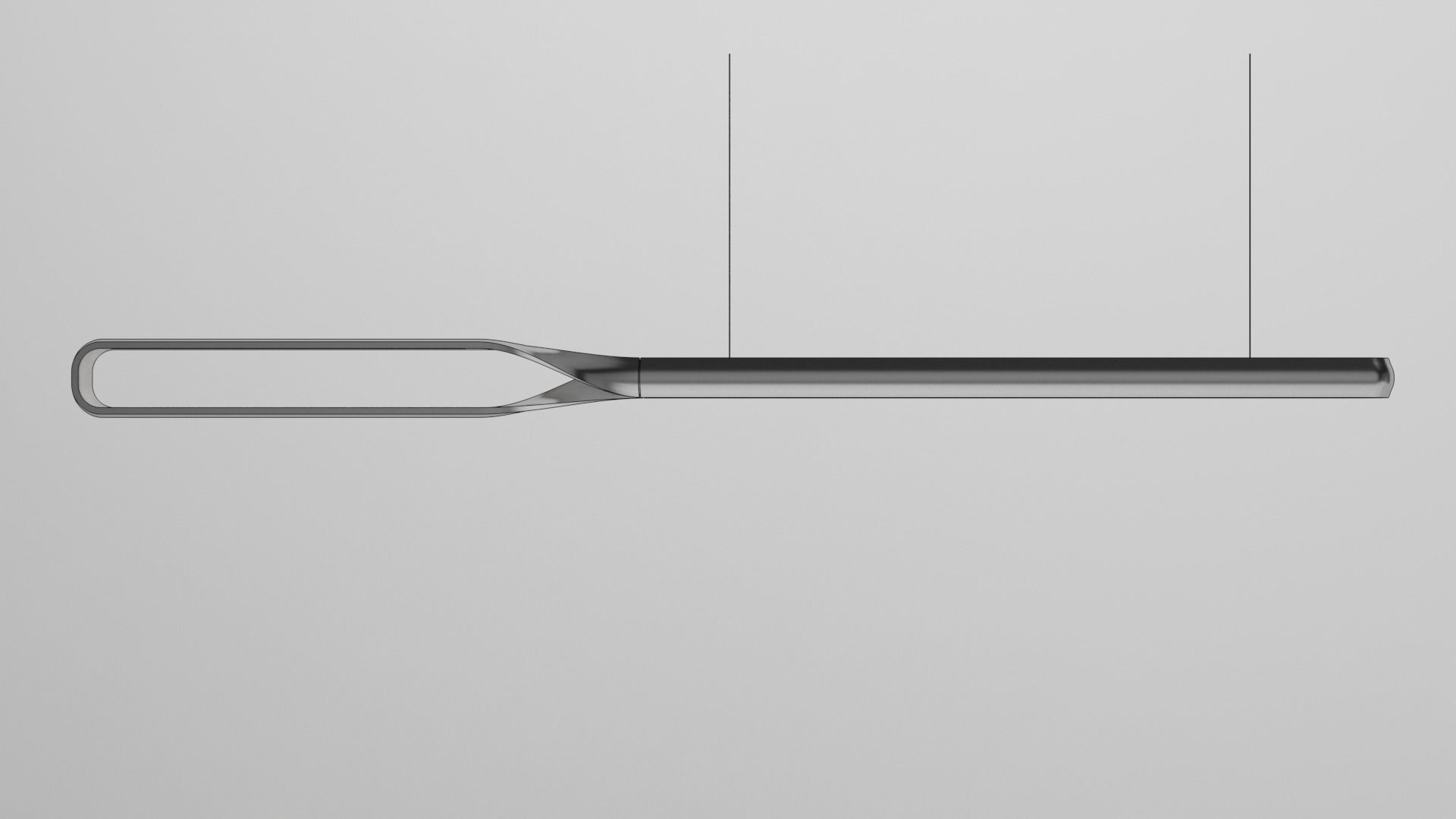 Futuristic Pendant Light 01 3D model_3
