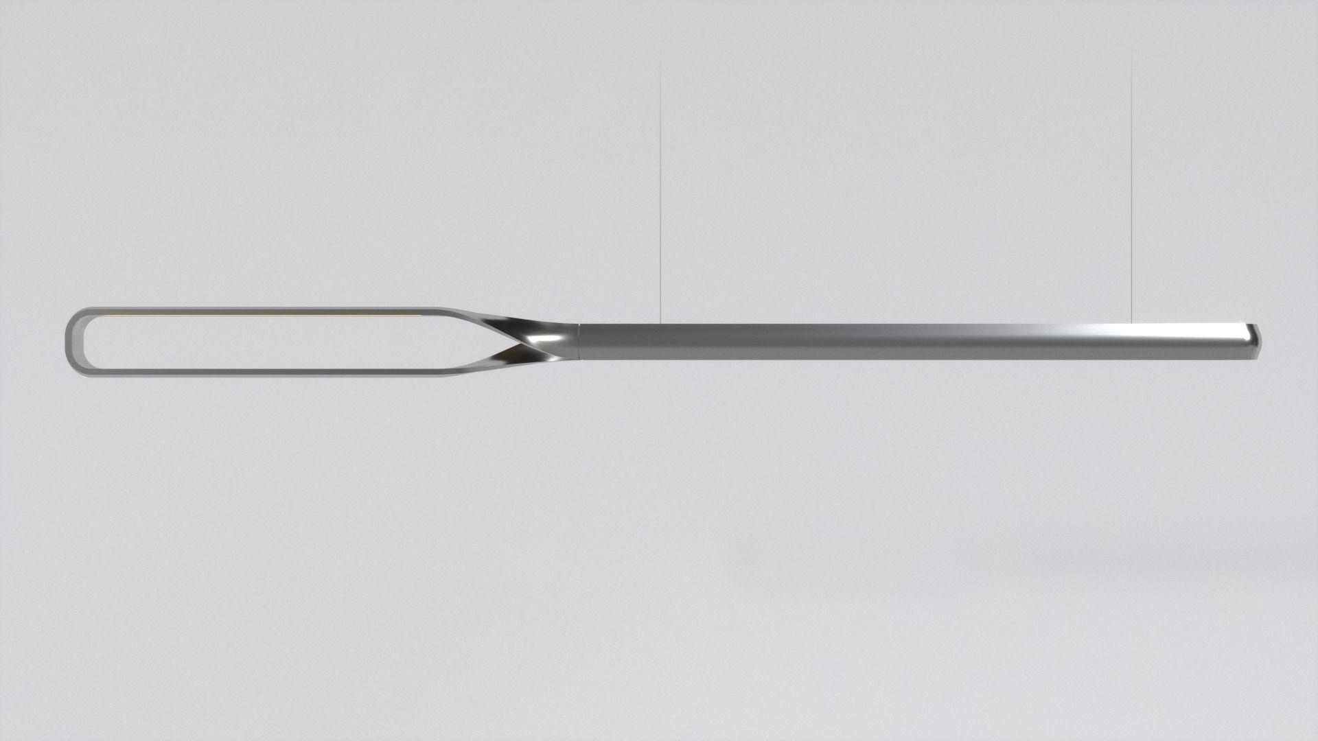 Futuristic Pendant Light 01 3D model_1