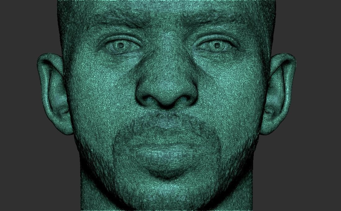 Chris Paul bust for 3D printing Free 3D print model_32