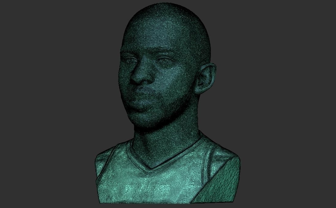 Chris Paul bust for 3D printing Free 3D print model_31