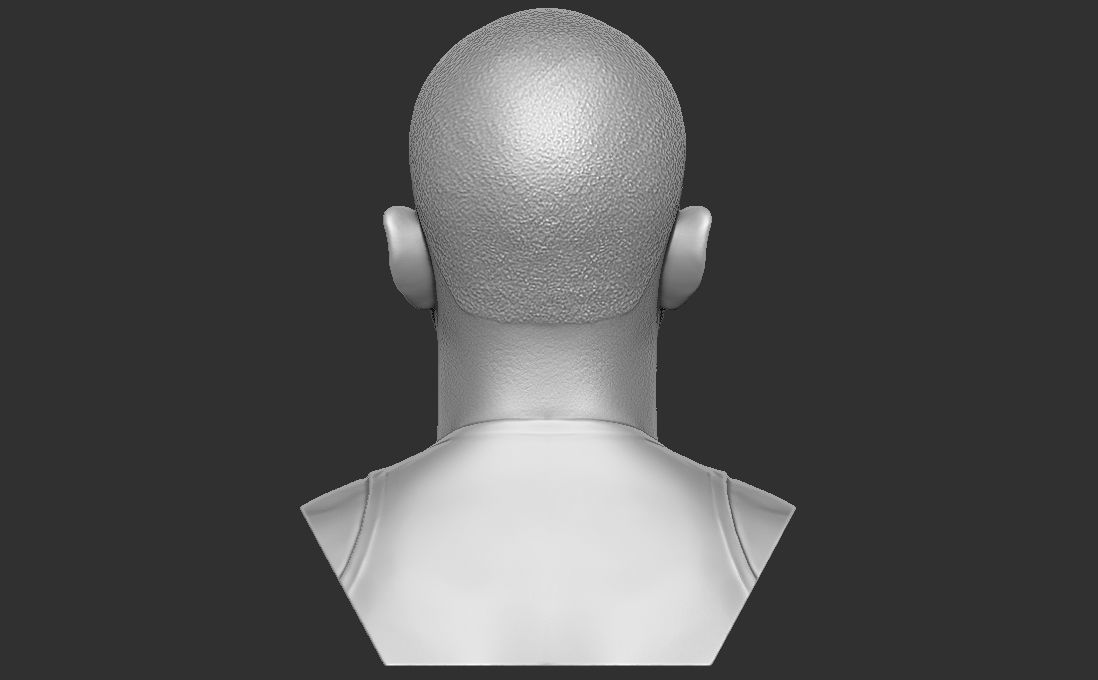 Chris Paul bust for 3D printing Free 3D print model_12