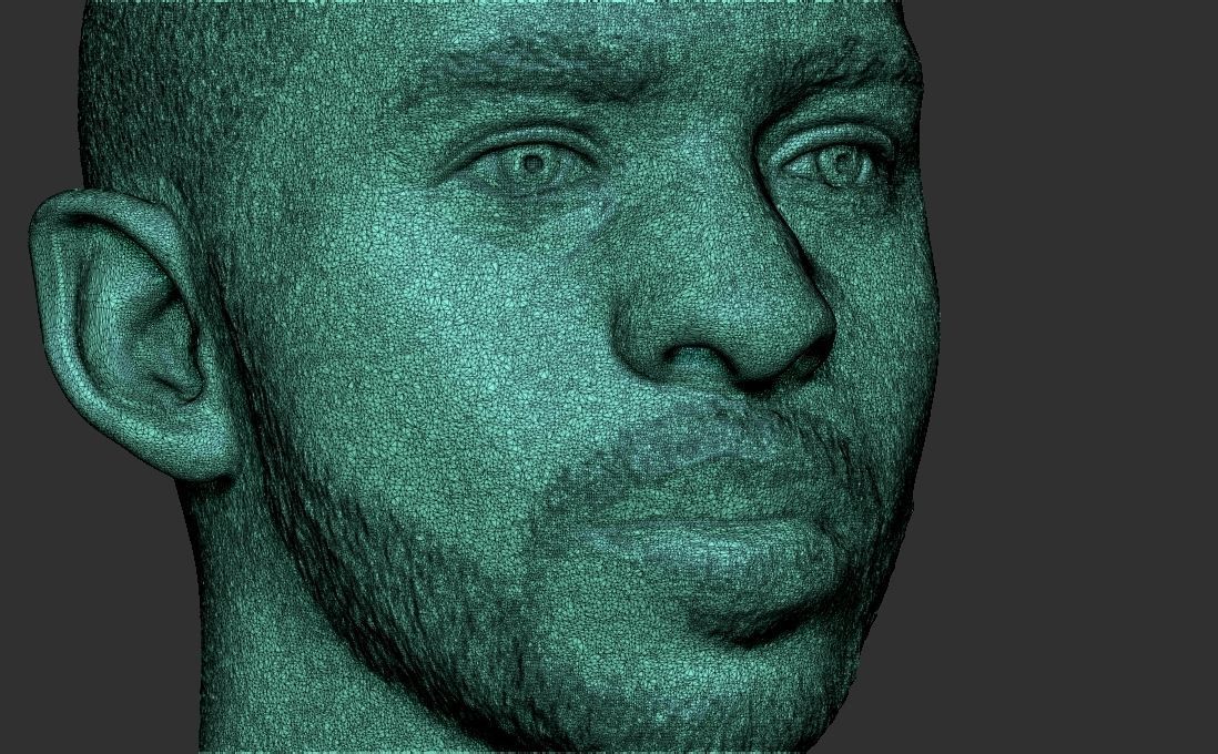 Chris Paul bust for 3D printing Free 3D print model_33