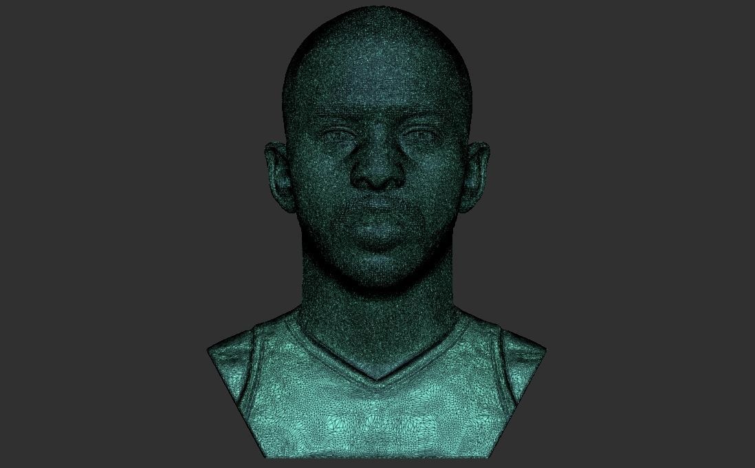 Chris Paul bust for 3D printing Free 3D print model_30