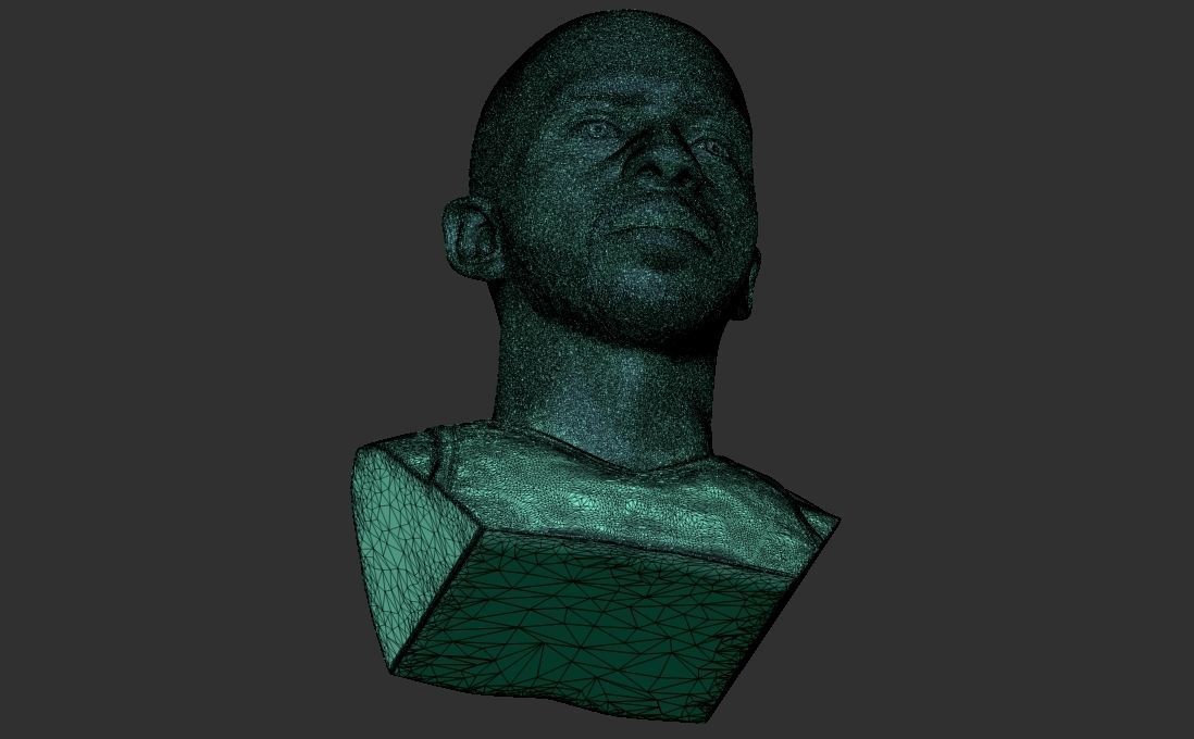 Chris Paul bust for 3D printing Free 3D print model_34