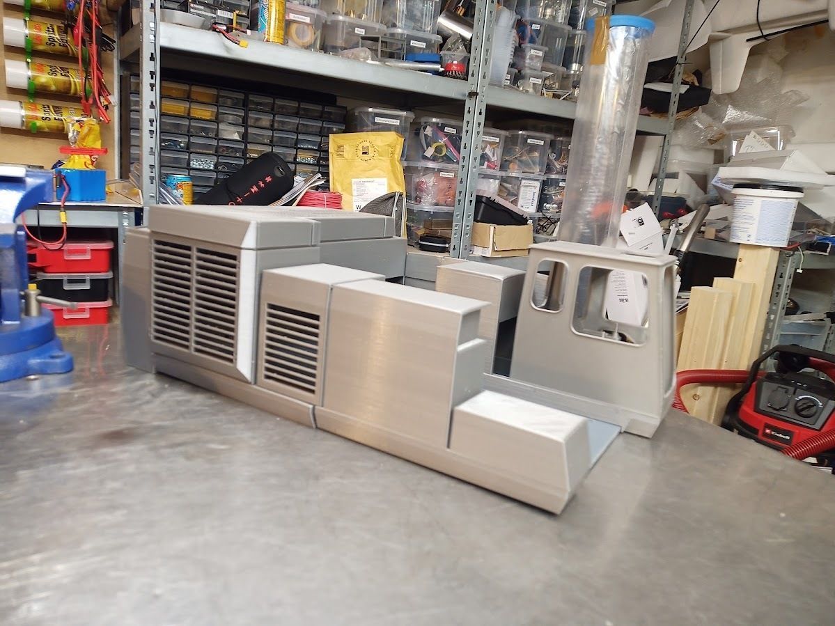 1 14 scale Komatsu PC1100 RC excavator 3D print model_3