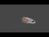 spaceshipe spacecraft Free low-poly 3D model_1