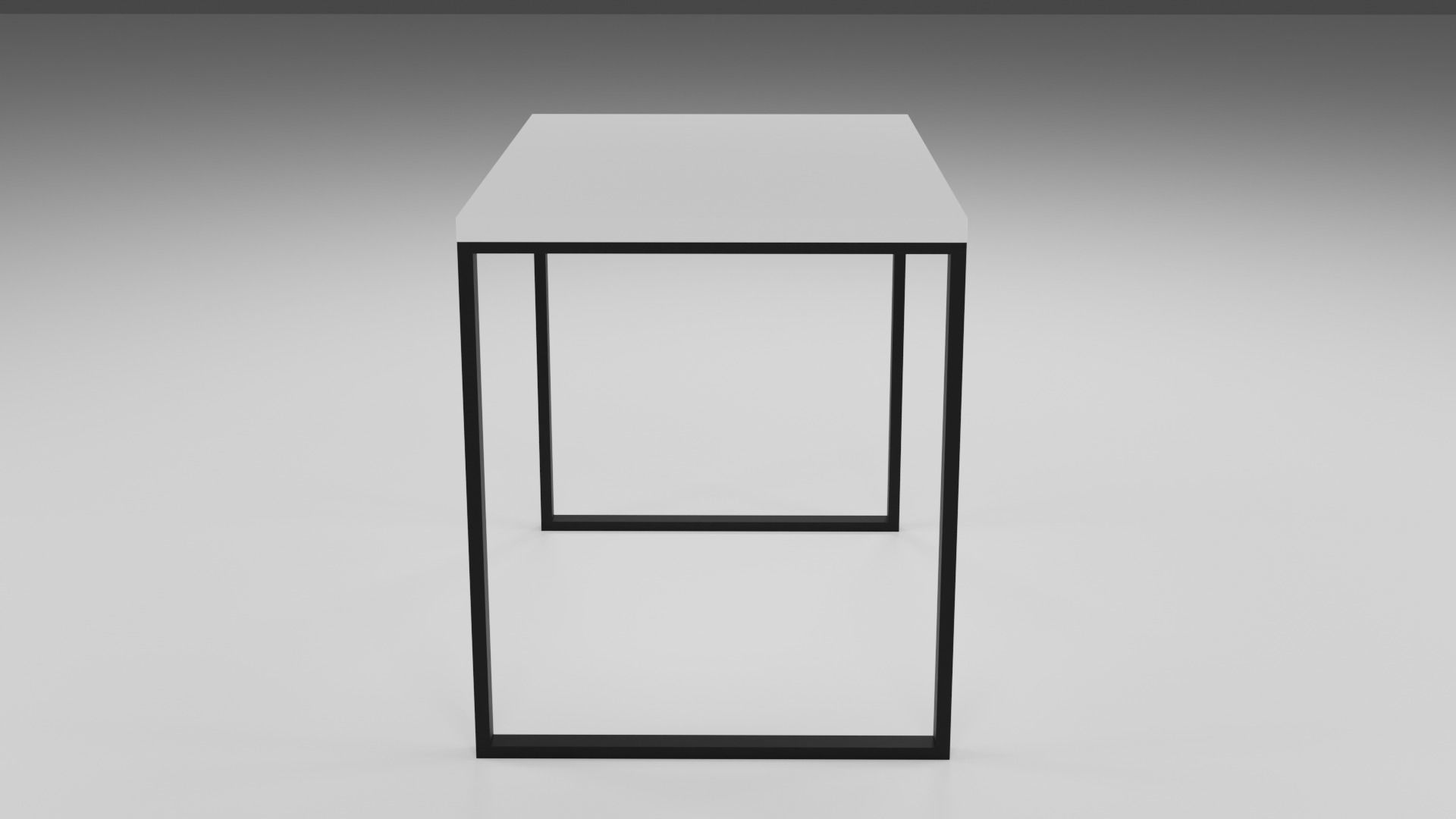 Office desk Free 3D model_5