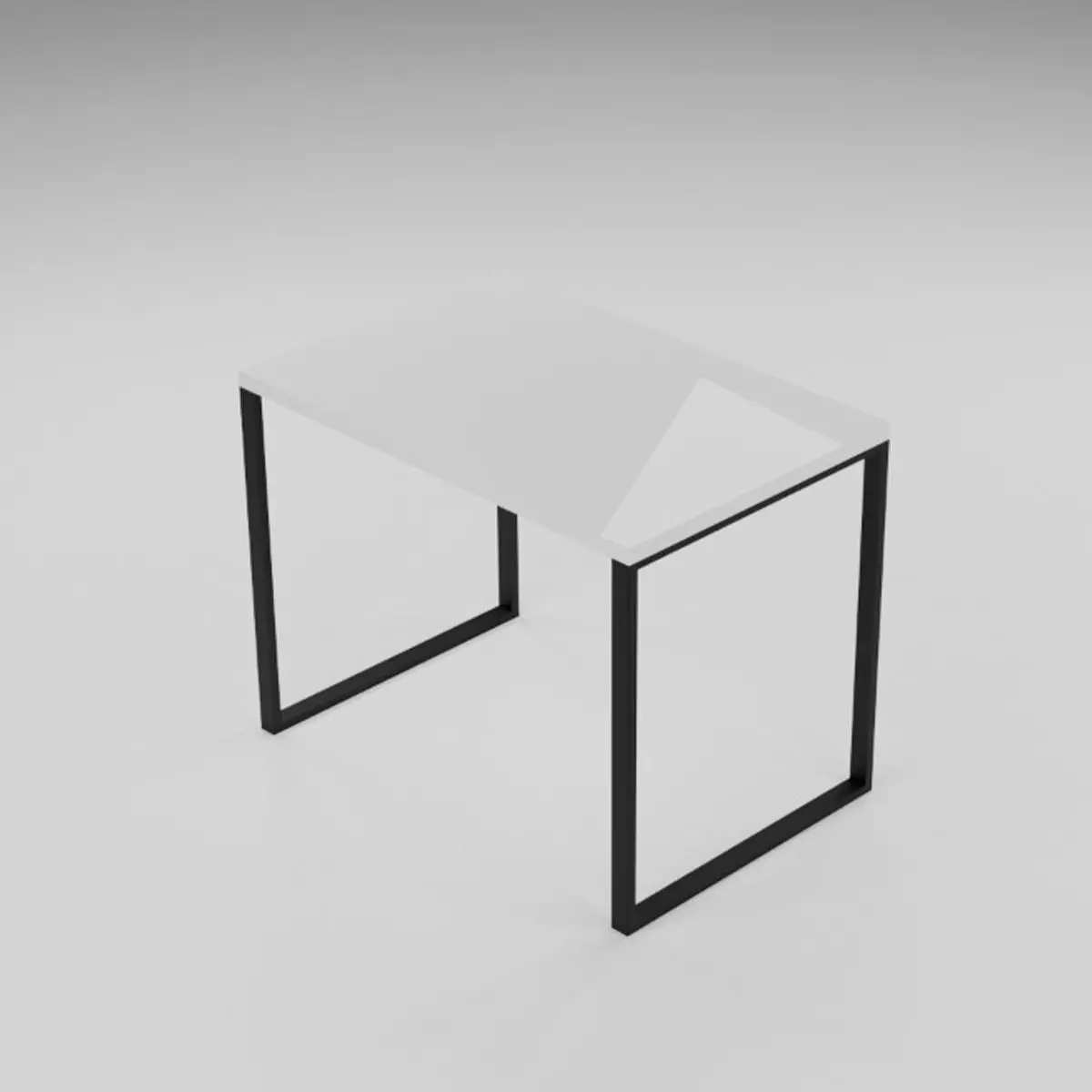 Office desk Free 3D model_0