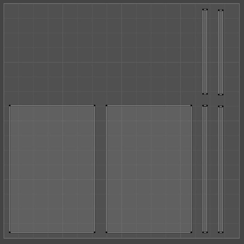 Office desk Free 3D model_8