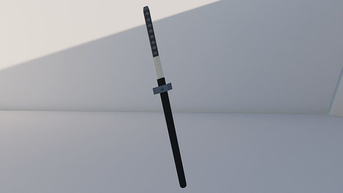 Itachi Anbu Sword  Low-poly 3D model