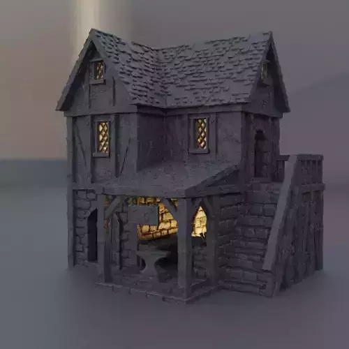 Town Blacksmith Tabletop Terrain 28 mm