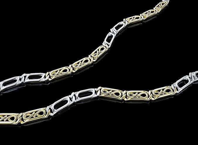 bracelet necklace link 3D print model