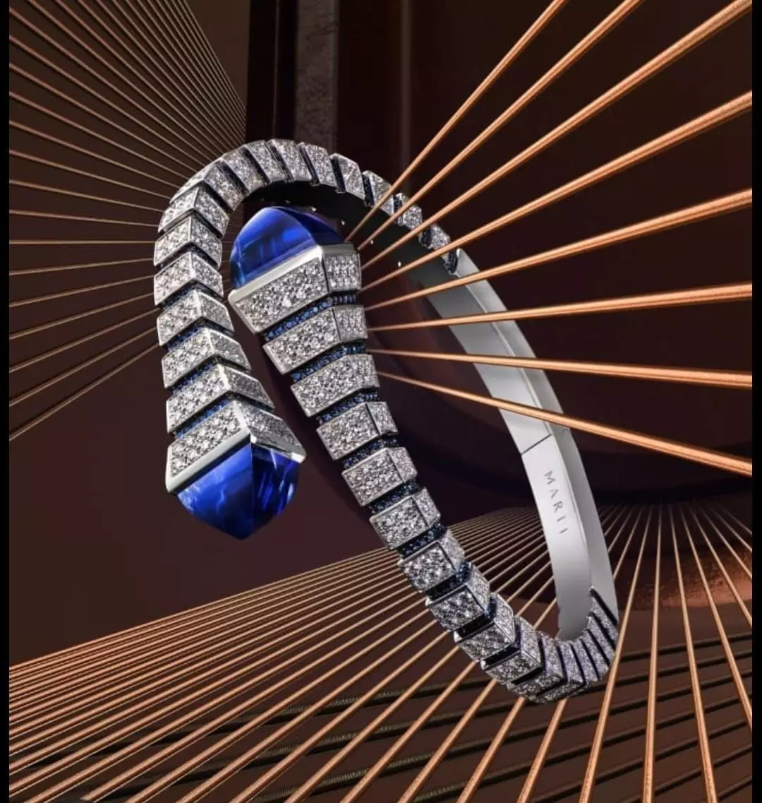 Diamond Bangle 3D print model_0