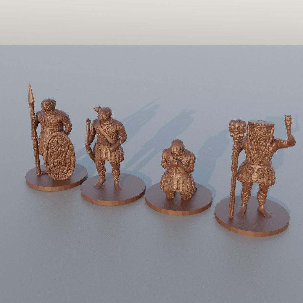 Jungle Temple Tabletop Terrain 28 mm 3D print model_11