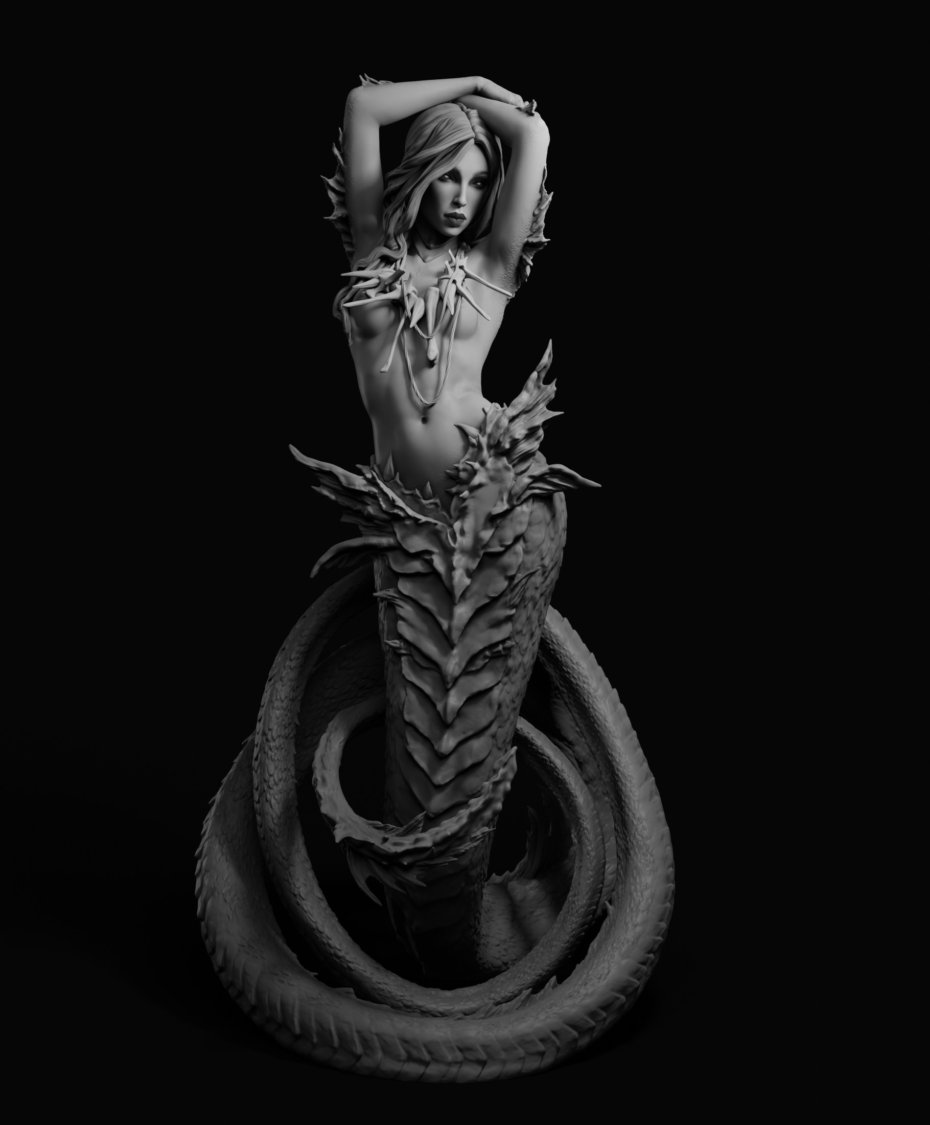 Naga UPD - Printable Stl 3D print model_3