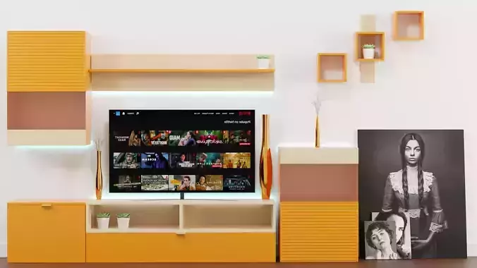 TV Shelf - Living Room