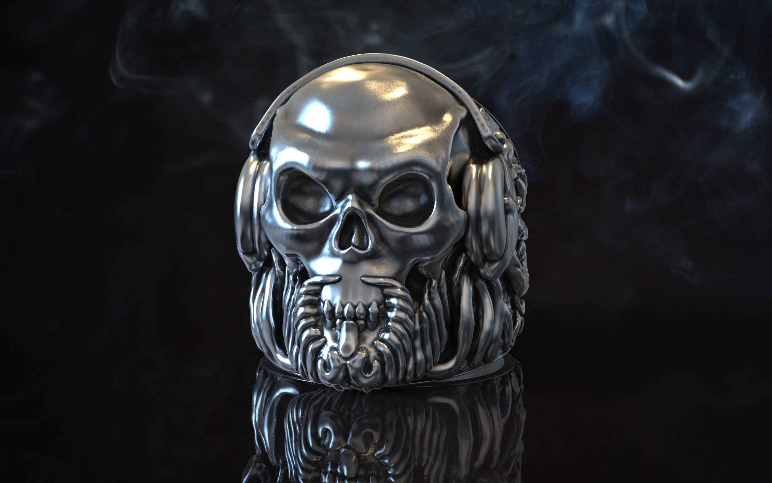  BRUTAL RING 3D print model_2