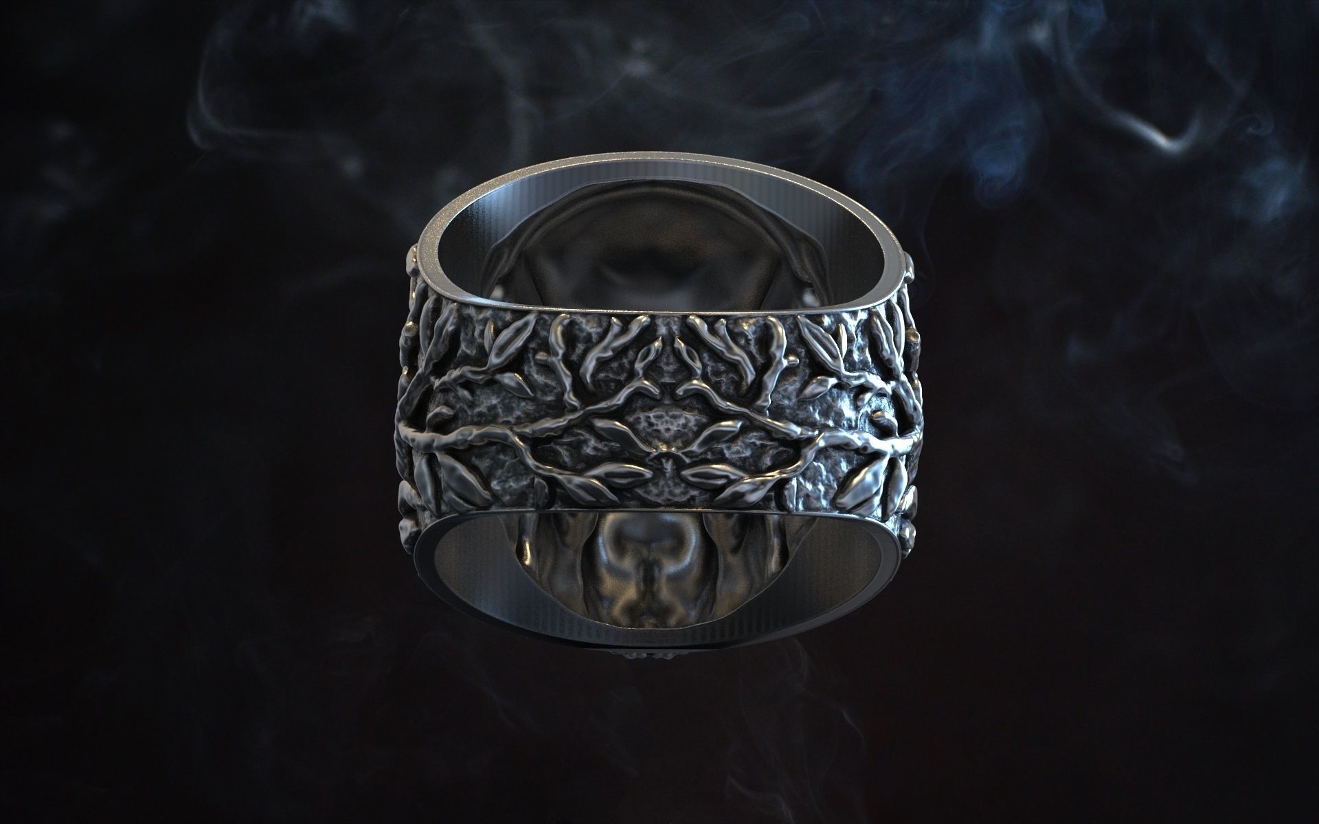  BRUTAL RING 3D print model_4