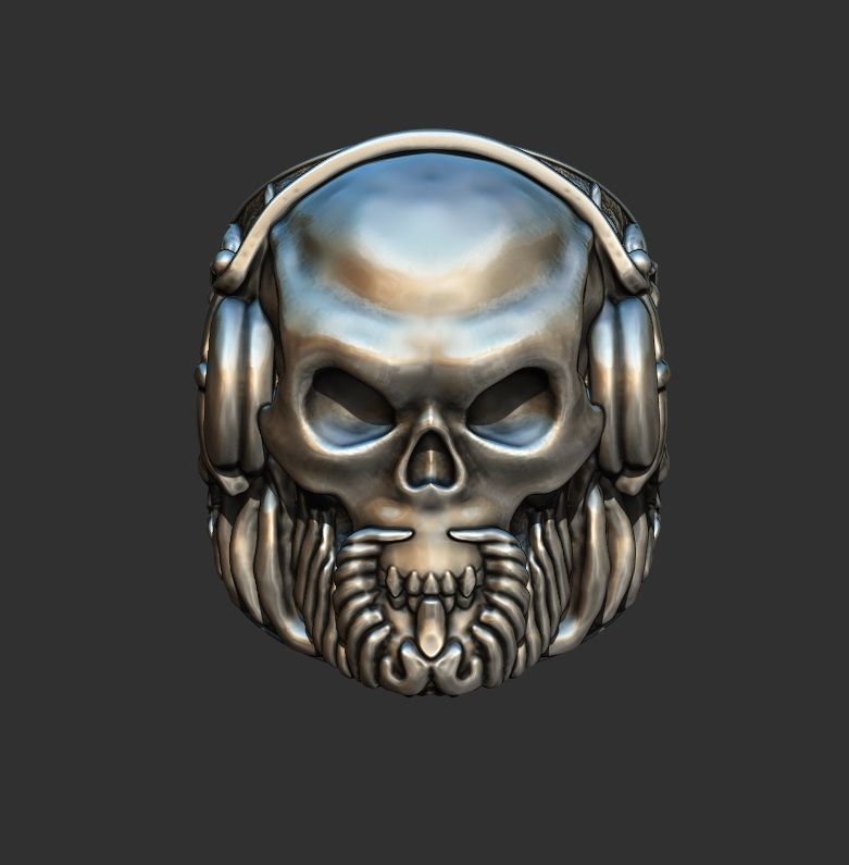  BRUTAL RING 3D print model_6