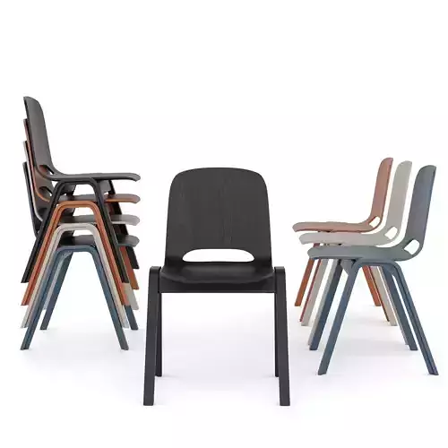 Touchwood Chair by Lars Beller 3D model