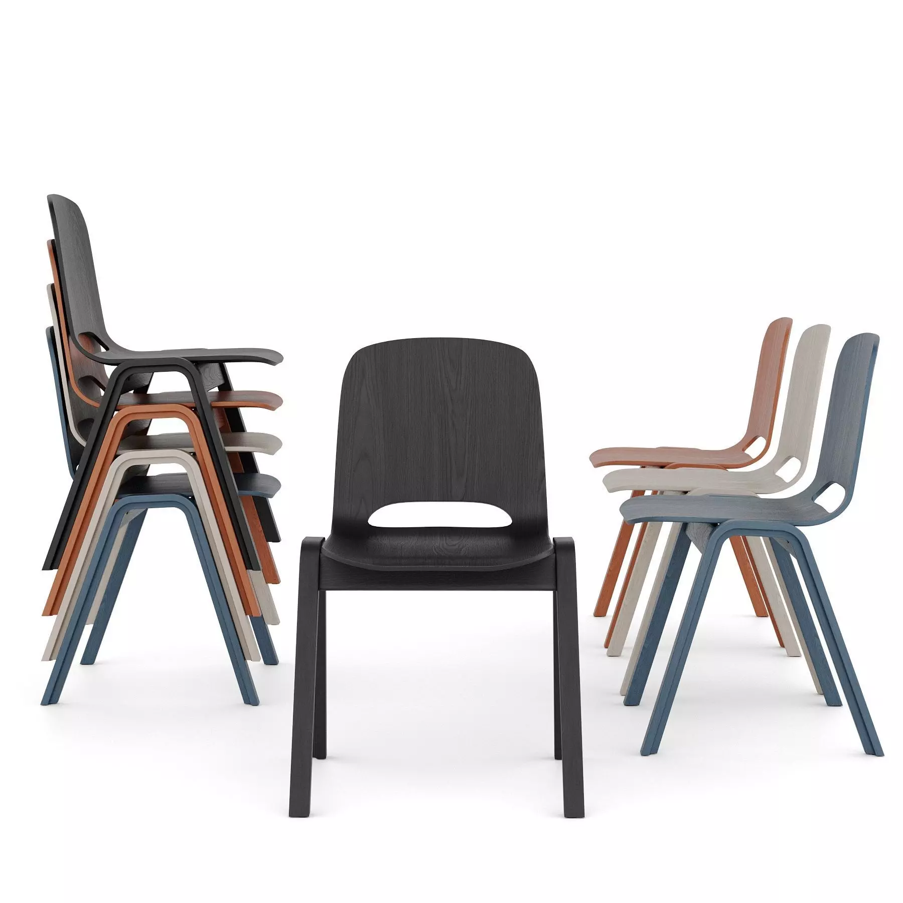 Touchwood Chair by Lars Beller 3D model