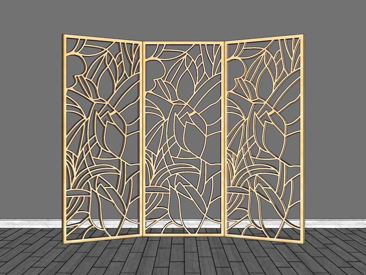 Decorative Panel 4 3D model_6