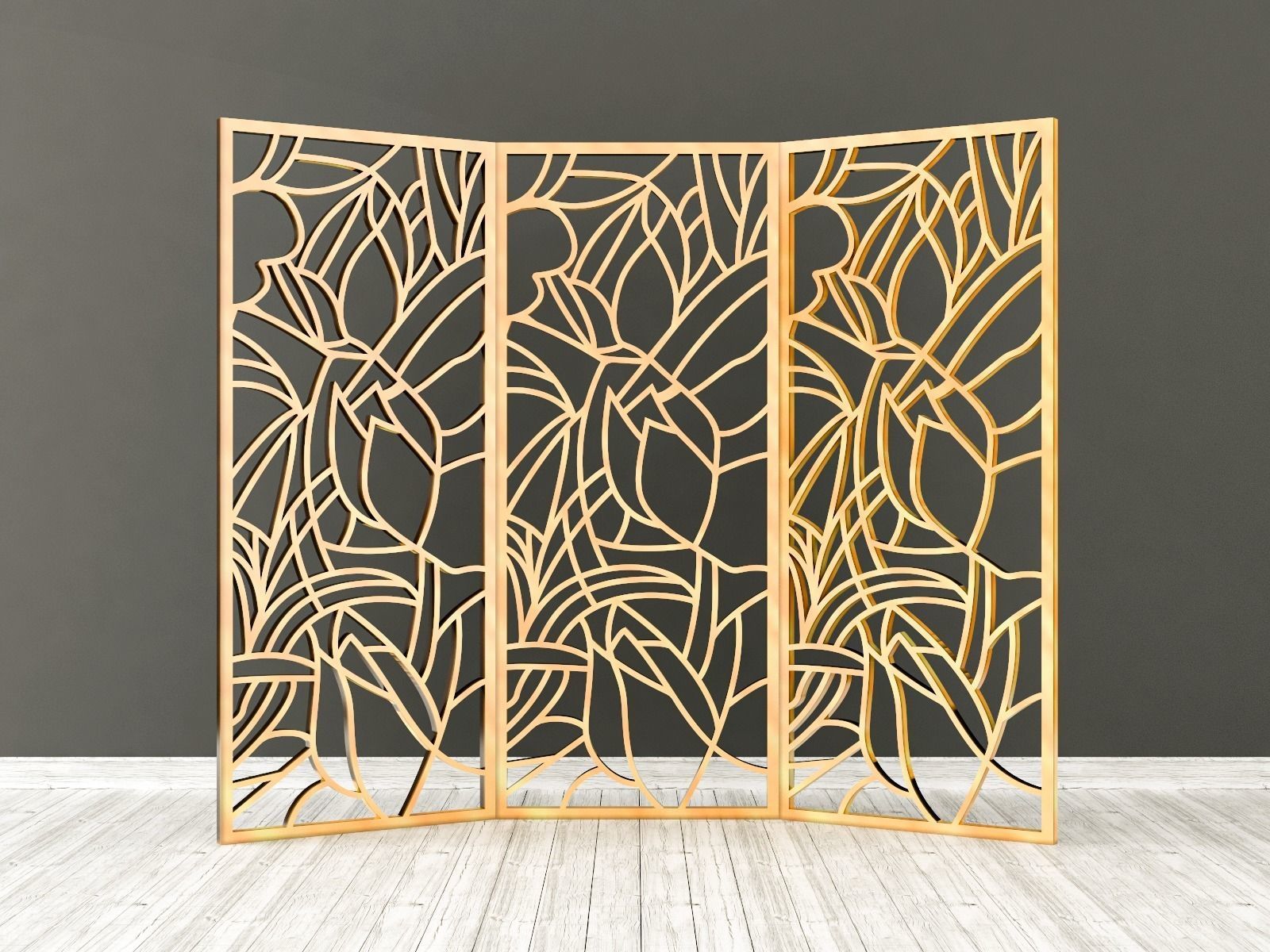 Decorative Panel 4 3D model_2