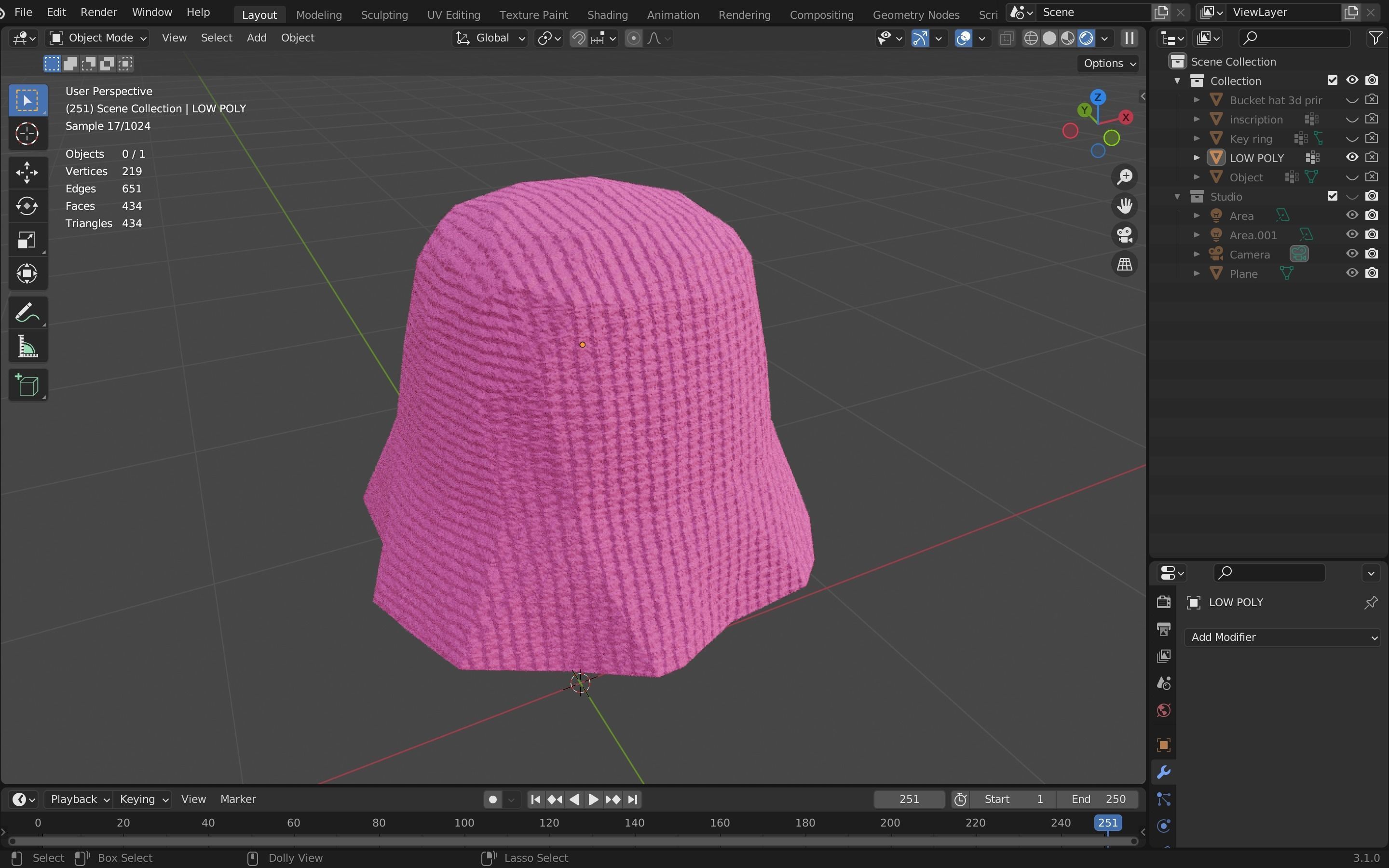 Bucket Hat or panama Kalush Orchestra  3D print model_6