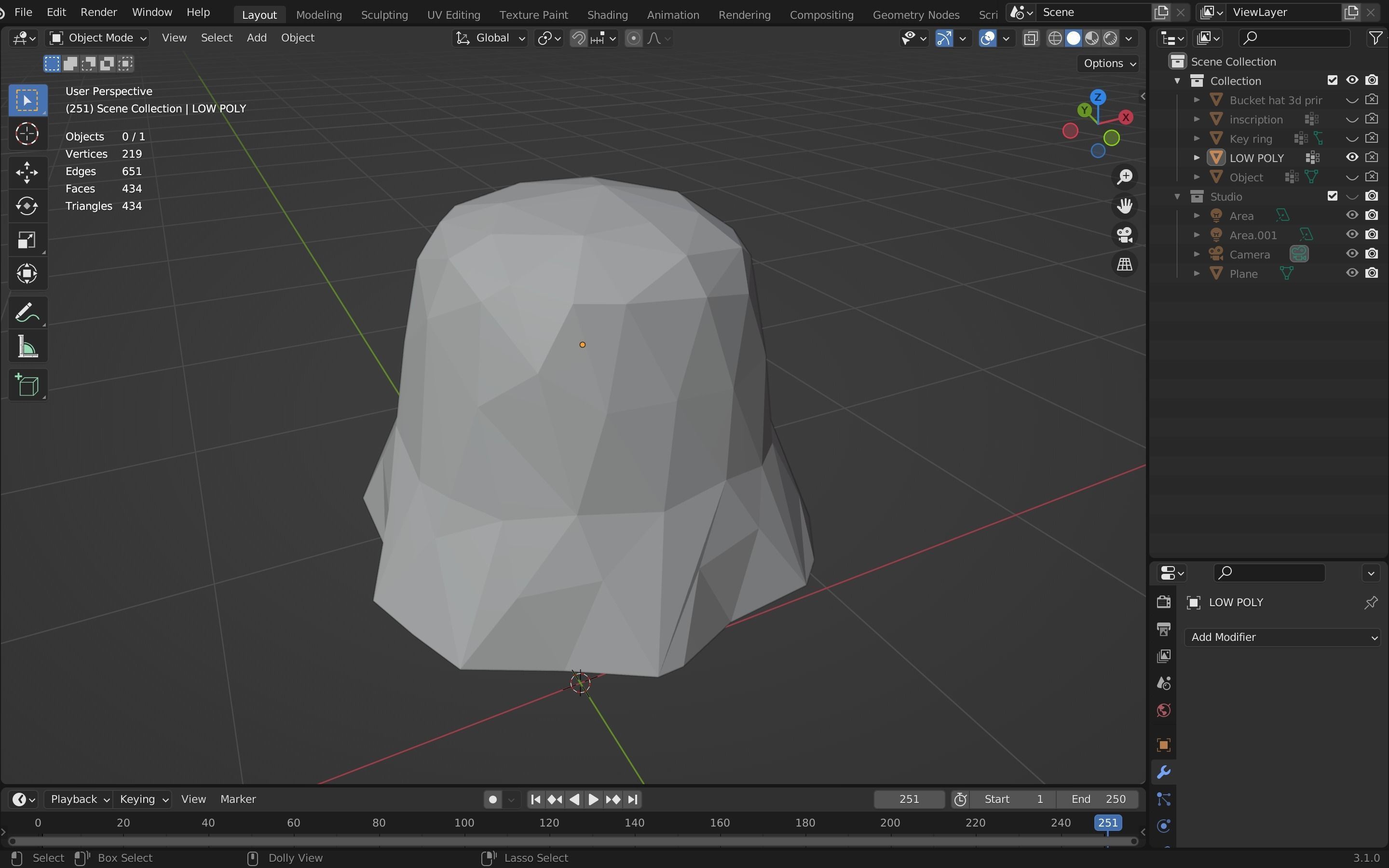 Bucket Hat or panama Kalush Orchestra  3D print model_5