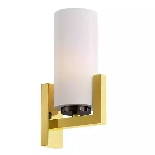 MOD089WL wall sconce with shade and gold finish