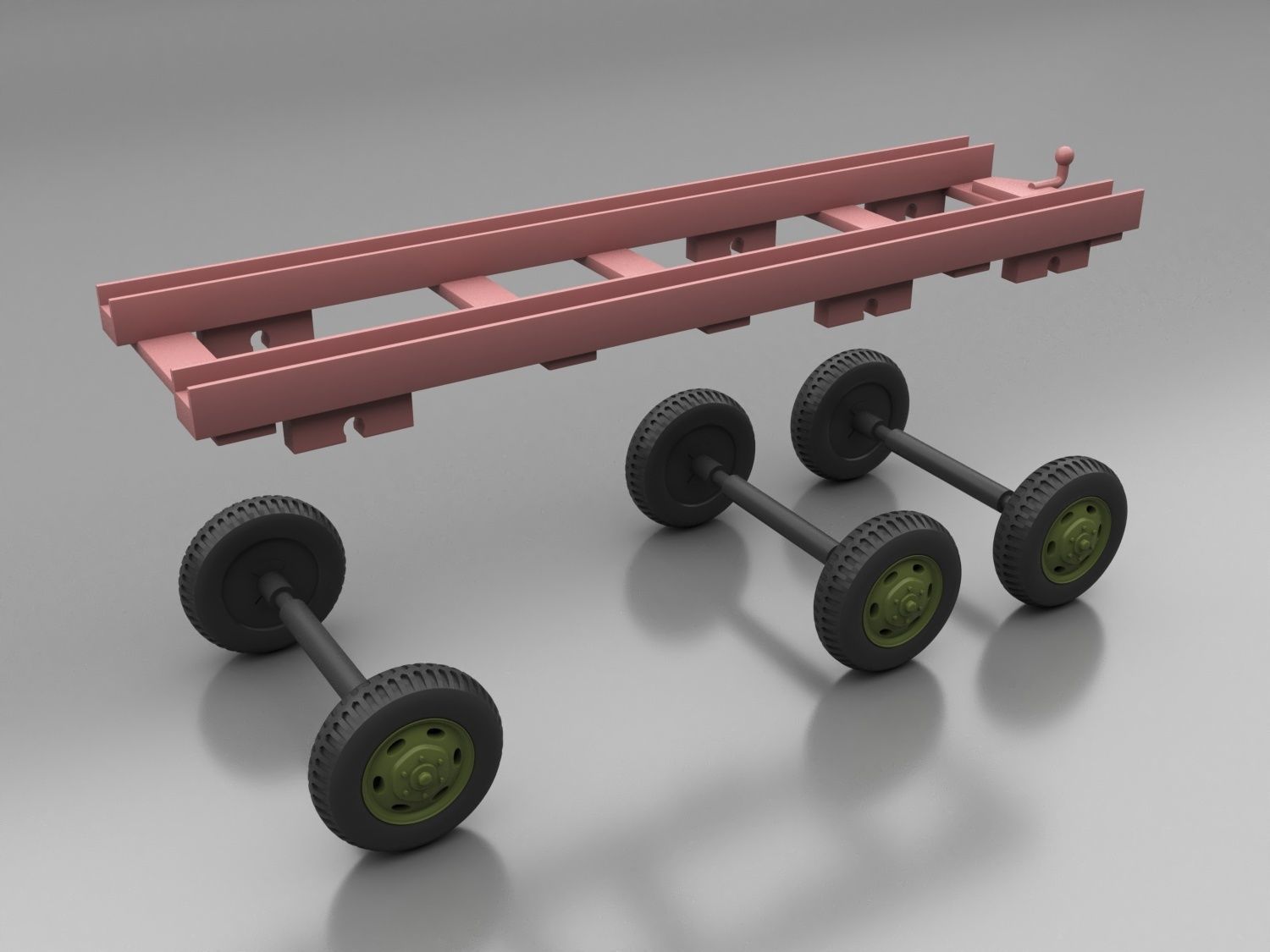 3D Printable Vehicle Main Body 3D model_4