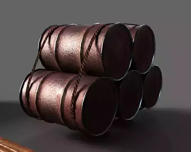 Pile Of Barrels