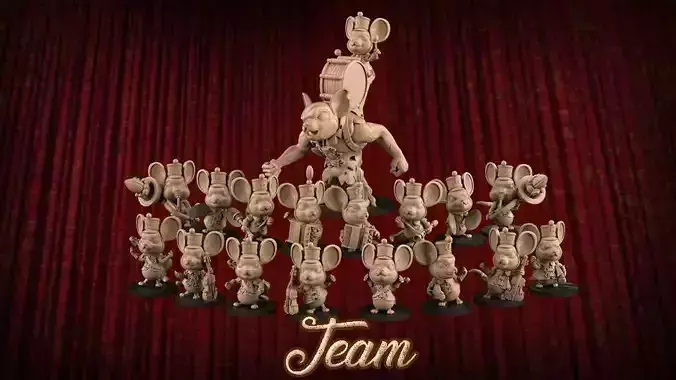 Team base 3D Model Collection